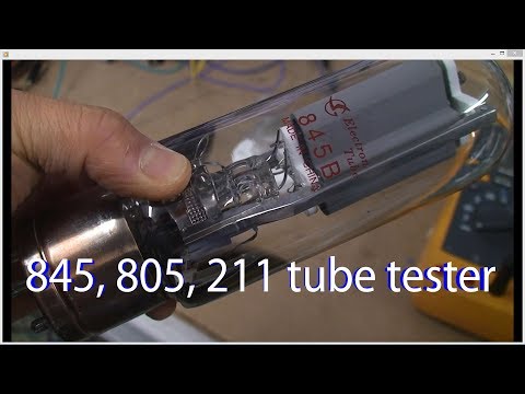 tube audio lecture #1, how to build your own tube tester for high power tubes such as 845, 211, 805