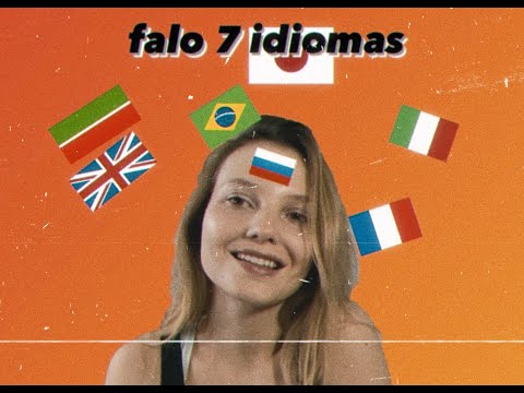 Ela fala 7 idiomas!/Русская говорит на 7 языках/Russian speaks 7 languages