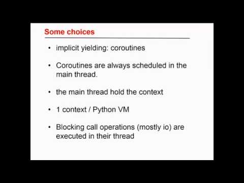 Benoit Chesneau - Concurrent programming with Python and my little experiment