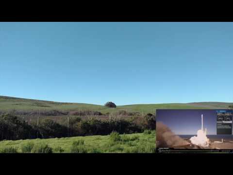 SpaceX Iridium NEXT 1 Launch From Ocean Ave at Vandenberg AFB Jan. 14th, 2017