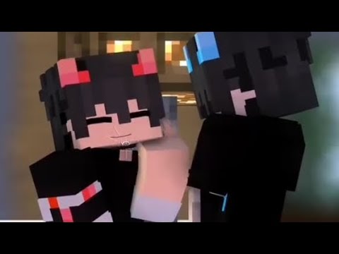 a little kiss 🤍 Blay x Kan #minecraft #yeosm