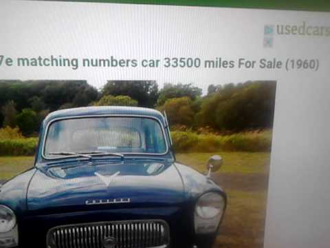 Thumbnail for Ford prefect 107e 1960 for sale