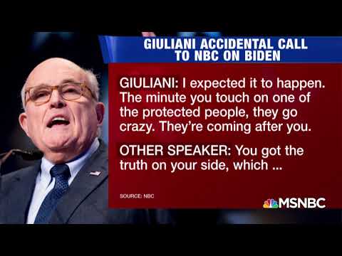 Rudy Giuliani's Butt Dial Heard Around the World - The Day That Was | MSNBC