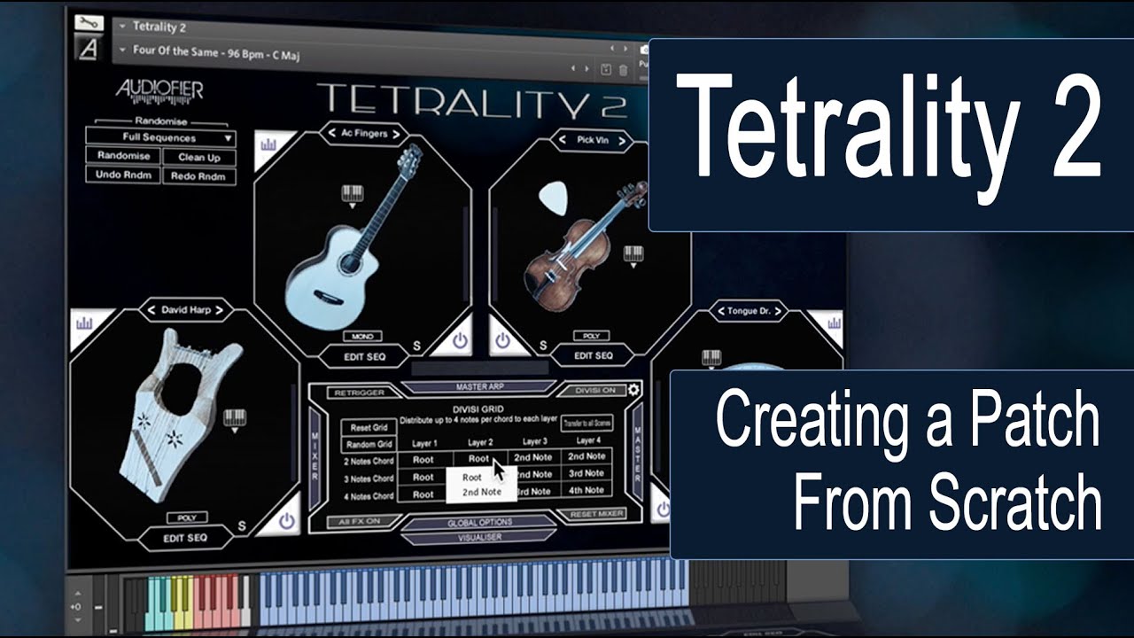 AUDIOFIER - Creating a Patch from Scratch with Tetrality 2