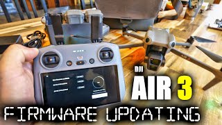 DJI Air 3 - Firmware Updating Shenanigans | Drone & RC2 Controller
