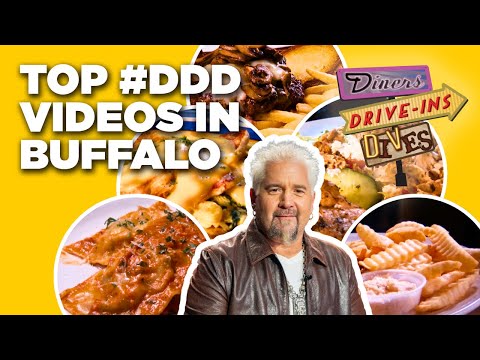 Top #DDD Videos in Buffalo, New York with Guy Fieri | Diners, Drive-Ins, and Dives | Food Network