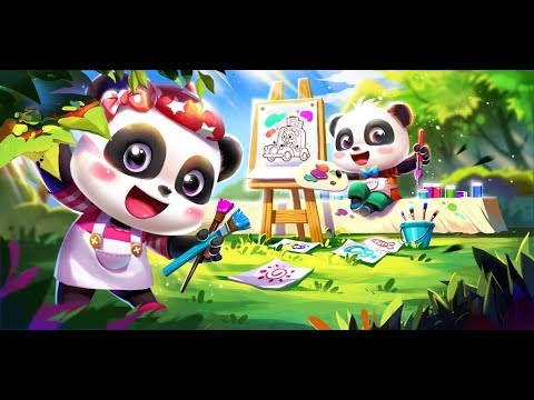 Baby Panda's Coloring Pages Video