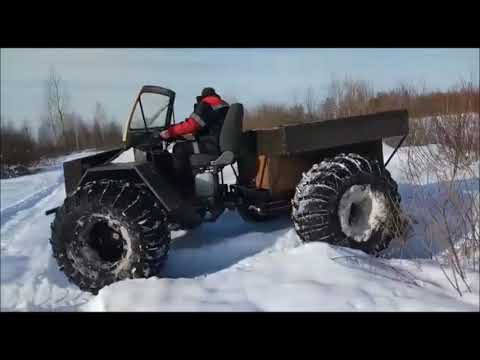 Вездеход-переломка 4х4 ОКА, своими руками