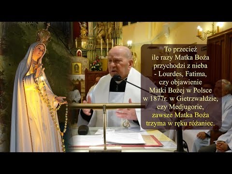 Poza Eucharystią i sakramentami, nie mamy mocniejszej modlitwy nad RÓŻANIEC (ks. inf egz Jan Pęzioł)