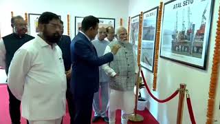 12.01.2024: Prime Minister Narendra Modi inaugurates Atal Bihari Vajpayee Sewri – Nhava Sheva Atal Setu;?>