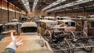 FOUND an Abandoned Warehouse Hangar FULL OF Valuable Antique Carriages!
