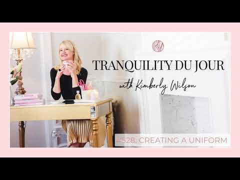 Tranquility du Jour #528: Creating a Uniform