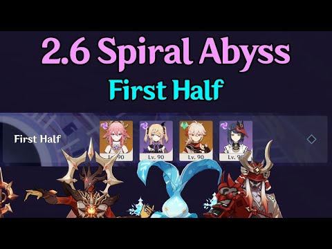 Mono Electro Yae Miko Destroys 2.6 Spiral Abyss First Half [Genshin Impact]