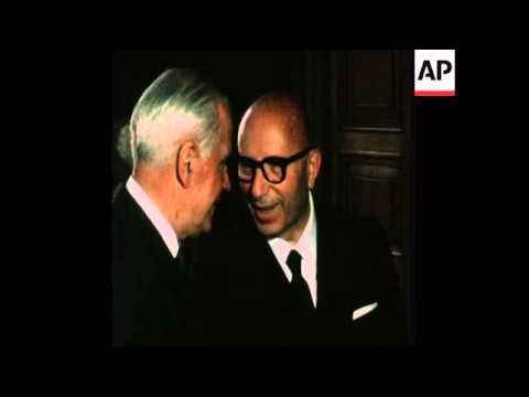 SYND 06/05/1970 MARIO SCELBA HOLDS TALKS WITH THE BRITISH FOREIGN MINISTER MICHAEL STEWART
