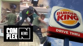Racist Customer Gets His Ass Beaten by Burger King Employees