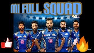 IPL 2020 Mumbai Indians full squad | mi team | mi players List 2020 | mi New squad 2020 | #Mi2020 |
