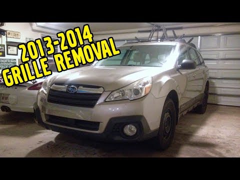 4th Gen Subaru Outback, Grille Removal