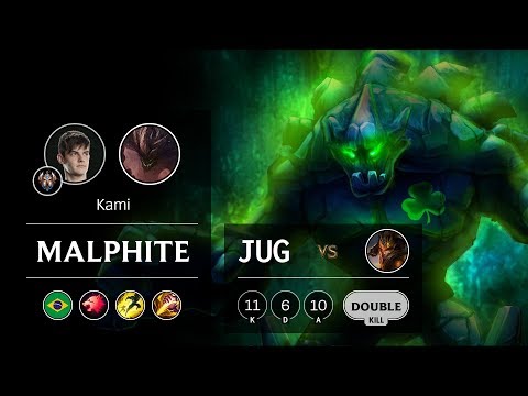 Malphite Jungle vs Jarvan IV - BR Challenger Patch 9.21