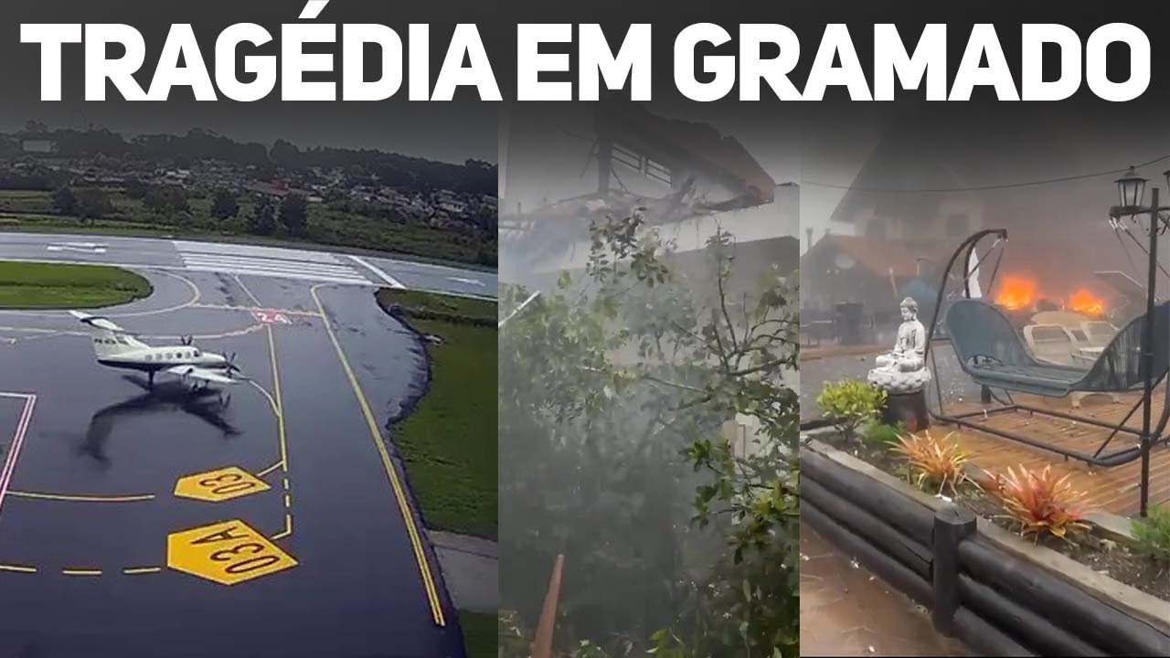 TRAGÉDIA COM AVIÃO EM GRAMADO
