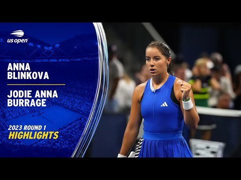 Anna Blinkova vs. Jodie Anna Burrage Highlights | 2023 US Open Round 1