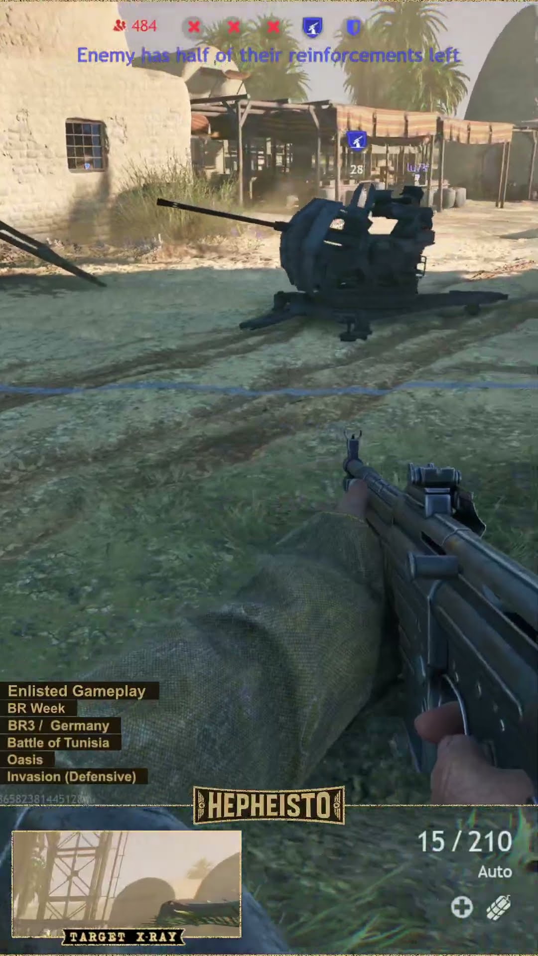 Assaulter eliminates Plane XA-38 with MKB 42H 15 from ground