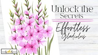 Plus: The ULTIMATE Reveal…BEST Palettes EVER! Easy Watercolor Gladiolus Flowers! Meeden Review!