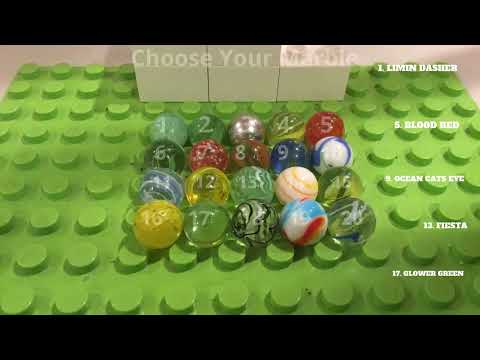 Marble Elimination Tournament with 20 marbles