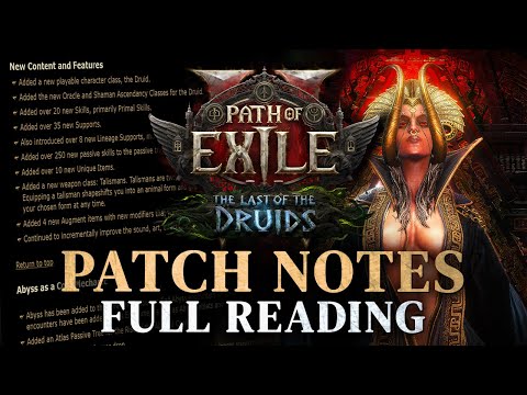 Almost Every Ascendancy BUFFED?! - Full Patch Notes VOD