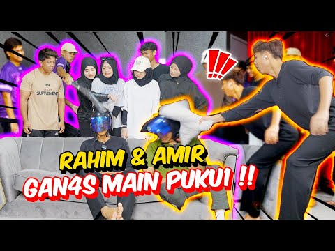 RAHIM & AMIR GAN4S MAIN PUKU1 !! - KETUK KUAT KEPALA HELMET !