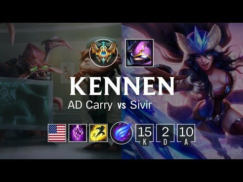 Kennen Bot vs Sivir - NA Master Patch 8.24