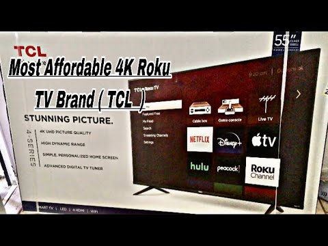 4K UHD TCL ROKU TV | 4 SERIES | AFFORDABLE TV BRAND | JBG FoodTravel TV