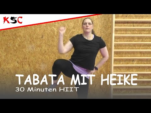 HIIT Tabata Workout 30 Minuten mit Heike