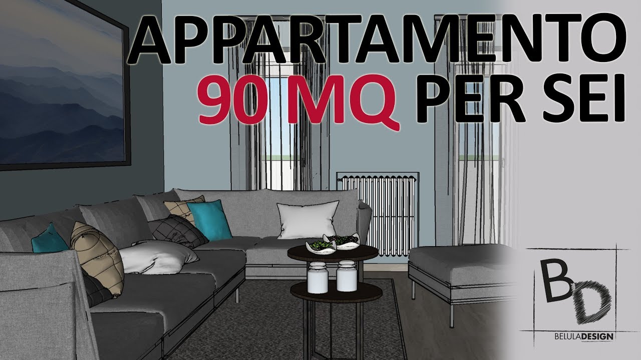 Appartamento di 90 mq per 6 | Idee d'Arredo | Belula Design