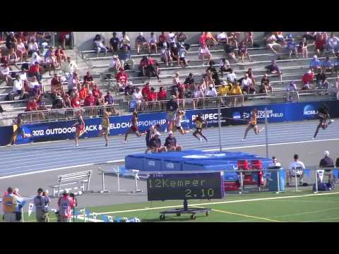 Women 200m Heptathlon Section 2  NCAA Champs June 7, 2012