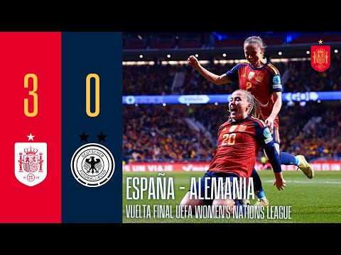 RESUMEN | España 3-0 Alemania | Vuelta final UEFA Women's Nations League | 🔴 SEFUTBOL