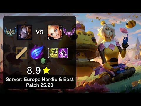 Orianna Mid vs Lux - EUNE Challenger - Patch 25.20