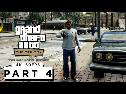 GTA SAN ANDREAS DEFINITIVE EDITION Walkthrough Gameplay Part 4 - (4K 60FPS) - No Commentary
