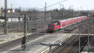 preview picture of video 'Bahnhof Plattling 18.03.2012 mit agilis und Waldbahn'