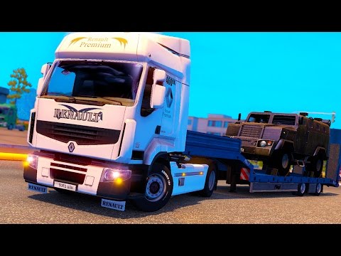 Euro Truck Simulator 2 (Renault Premium Reworked v3.3) ETS2 1.26x (+Download)