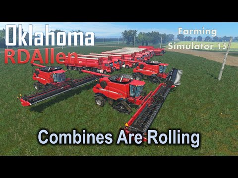 Combines Are Rolling! | E42 Oklahoma | Farming Simulator 15