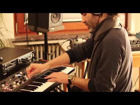 Ambient drone improvisation with DSI Prophet rev2 and two Behringer Pro-1