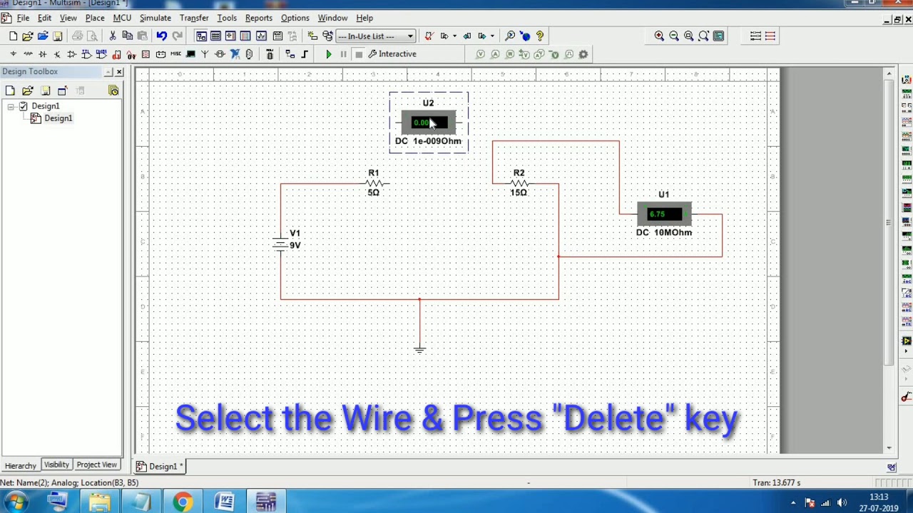 Multisim #2: Multisim software Introduction