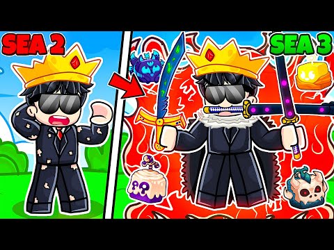 I Reached THE THIRD SEA in Blox Fruit Roblox