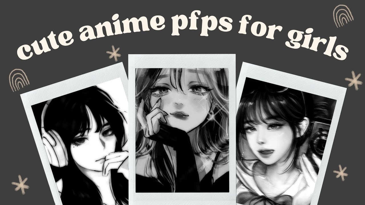 ⋆☽30+ aesthetic anime pfp | black & white blurred icons☾⋆ [ lunadreams ]