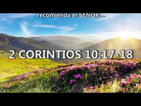 2 Corintios 10:17-18