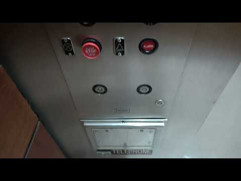 Vintage Dover Traction Elevators at Alamo Tower in San Antonio, TX.