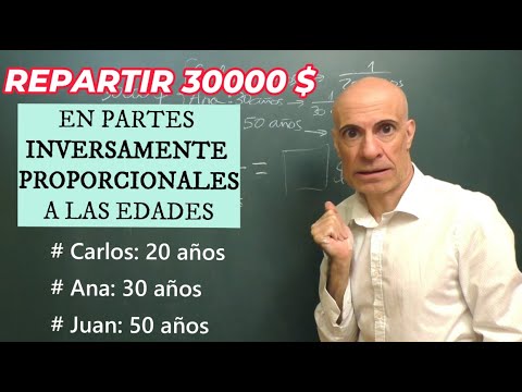 CÓMO HACER REPARTOS INVERSAMENTE PROPORCIONALES.