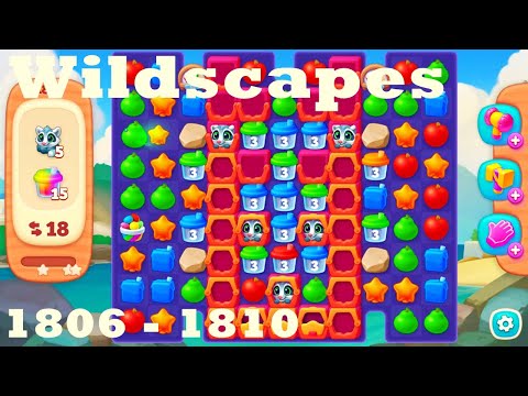 Wildscapes Level 1806 - 1810 HD Walkthrough | 3 - match game | gameplay | android | ios | pc | app