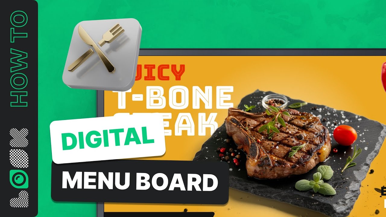 Digital menu boards for restaurants: step-by-step setup guide