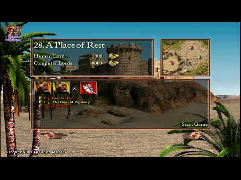 Stronghold Crusader | Mission 28 | A Place Of Rest (Crusader Trail) | Stronghold Crusader Master